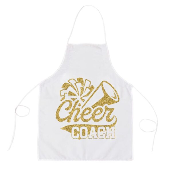 Cheer Coach Biggest Fan Cheerleader Mothers Day Apron, Mothers Day Apron, Mother’s Day Gifts