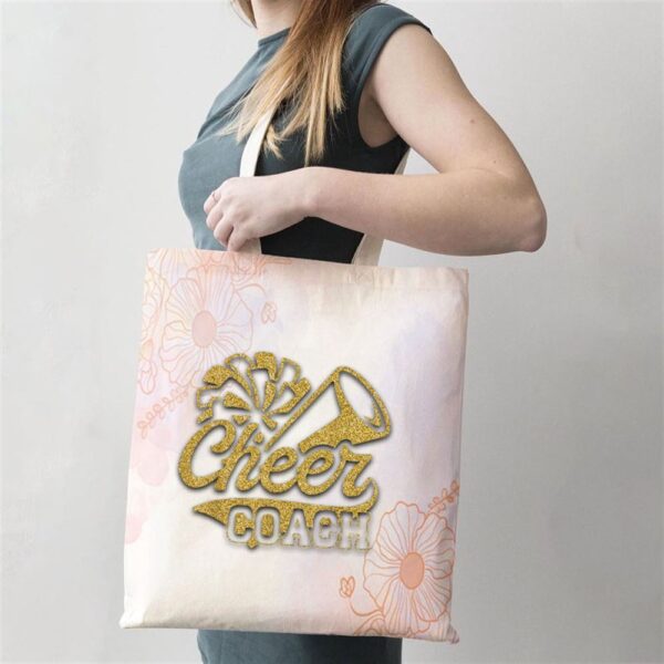 Cheer Coach Biggest Fan Cheerleader Mothers Day Tote Bag, Mom Tote Bag, Tote Bags For Moms, Mother’s Day Gifts