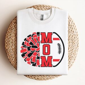 Cheer Mom Football Sweatshirt, Mother Sweatshirt, Sweatshirt…