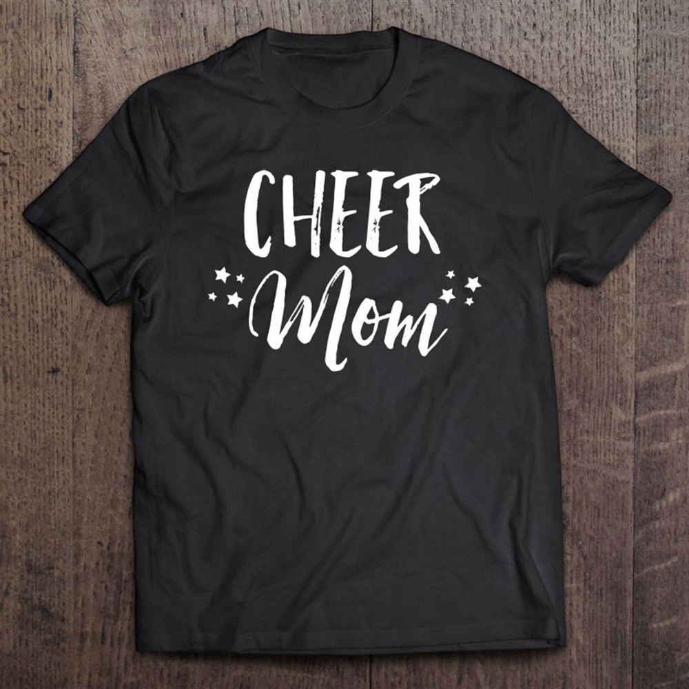 Cheerleader Mom Gifts- Womens Cheer Team Mother Cheer Mom Retro T-Shirt, Mother’s Day Shirts, T Shirt For Mom