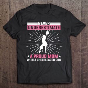 Cheerleading Mom Cheerleader Cheer Mother’s Day T-Shirt,…