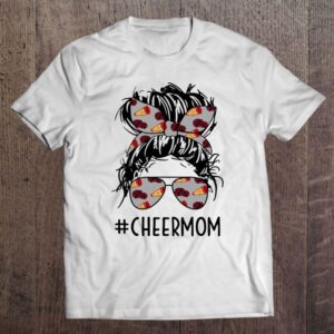 Cheermom Cheer Mom Cheerleader Mom Messy Bun…