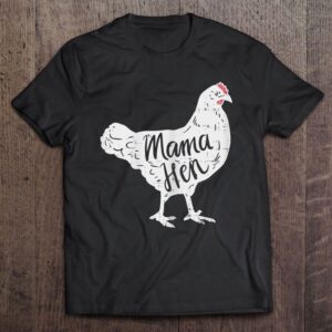 Chicken Mama Hen Farm Tshirt Farmer Mom…