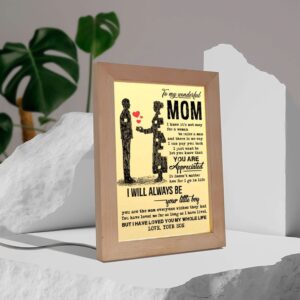 Custom Frame Lamp Prints Mother s Day Gifts From Son Frame Lamp Picture Frame Light Frame Lamp Mother s Day Gifts 3 ms1hr4.jpg
