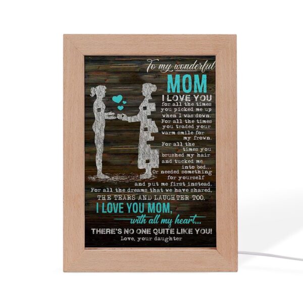 Custom Frame Lamp Prints Mother’s Day Gifts, Picture Frame Light, Frame Lamp, Mother’s Day Gifts