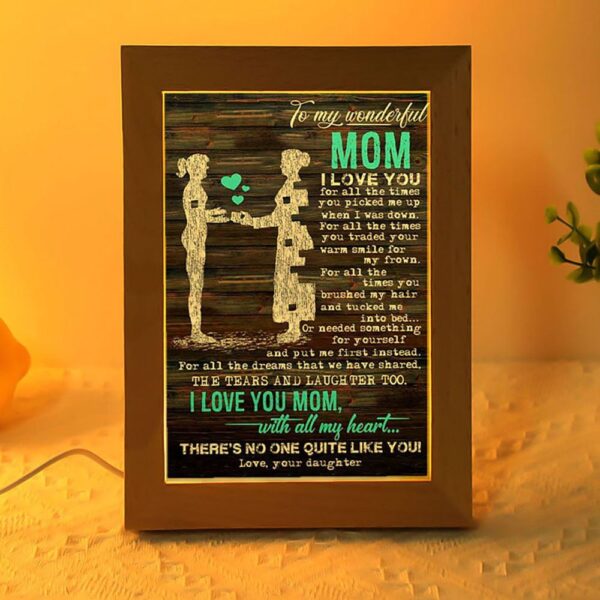 Custom Frame Lamp Prints Mother’s Day Gifts, Picture Frame Light, Frame Lamp, Mother’s Day Gifts