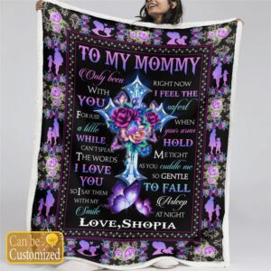 Custom Name Gift To My Mommy Blanket…
