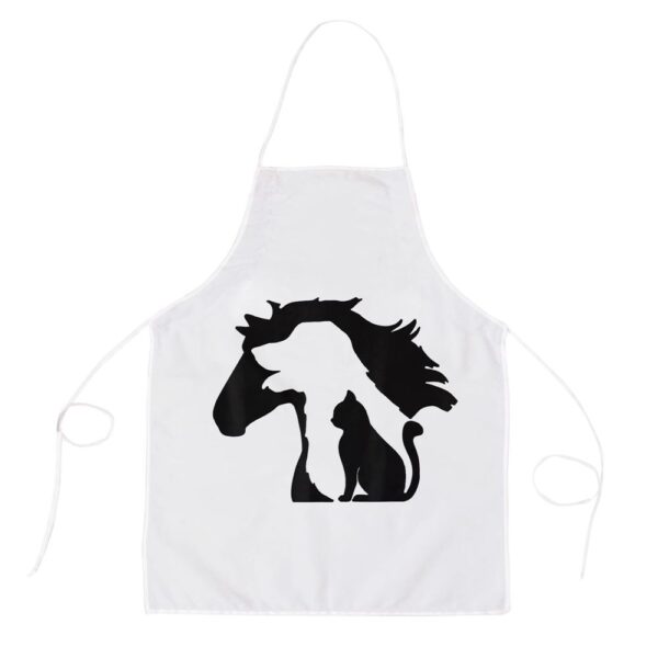 Cute Horse Dog Cat Lover Tee Women Mothers Day Apron, Mothers Day Apron, Mother’s Day Gifts