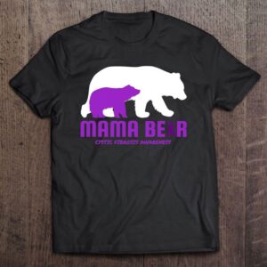 Cystic Fibrosis Mom Mother Mama Awareness T-Shirt,…