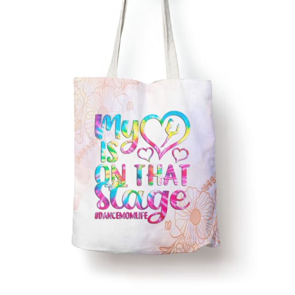 Dance Mom My Heart Is On That Stage Cheer Mothers Day Tote Bag, Mom Tote Bag, Tote Bags For Moms, Mother’s Day Gifts