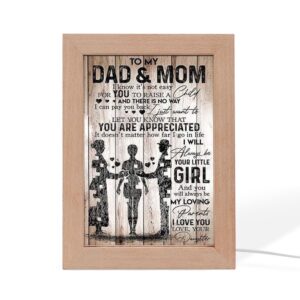 Daughter To Mom And Dad, Picture Frame…