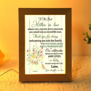 Daughter To The Best Mother In Law Mother S Day Gift Wall Art Picture Frame Light Frame Lamp Mother s Day Gifts 2 xxjj4y.jpg