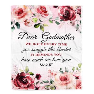 Dear Godmother Blanket From Goddaughter Niece We…