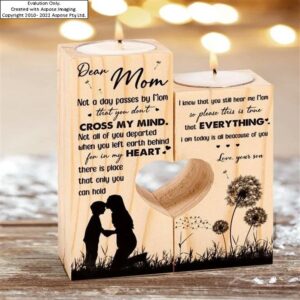 Dear Mom Not a Day Passes My Mom That You Don t Cross My Mind Mom is Always in My Heart Candle Holder Mother s Day Candlestick 1 hfszjp.jpg