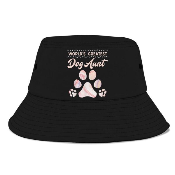 Dog Lover Worlds Best Aunt Mothers Day Best Aunts Bucket Hat, Mother Day Hat, Mother’s Day Gifts