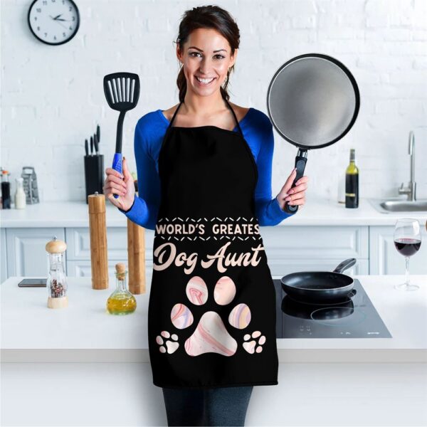 Dog lover Worlds Best Aunt Mothers Day Best aunts Apron, Aprons For Mother’s Day, Mother’s Day Gifts
