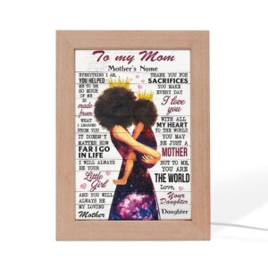 Family To My Mom Quotes From Daughter Personalized Frame Lamp Picture Frame Light Frame Lamp Mother s Day Gifts 1 itzgxc.jpg