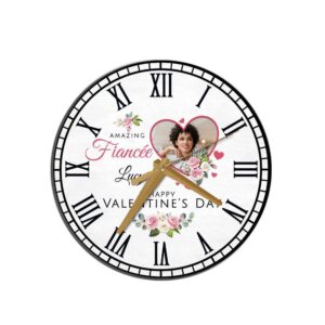 Fiancée Floral Heart Frame Anniversary Birthday Personalised…