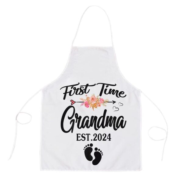 First Time Grandma 2024 Pregnancy Announcement New Grandma Apron, Mothers Day Apron, Mother’s Day Gifts