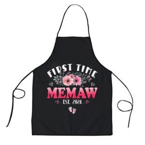 First Time Memaw 2024 Mothers Day Soon To Be Memaw Apron Aprons For Mother s Day Mother s Day Gifts 1 von1st.jpg