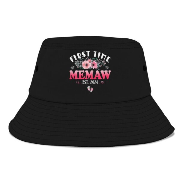 First Time Memaw 2024 Mothers Day Soon To Be Memaw Bucket Hat, Mother Day Hat, Mother’s Day Gifts