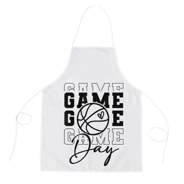 Game Day Sport Lover Mothers Day Basketball Mom Women Girl Apron, Mothers Day Apron, Mother’s Day Gifts
