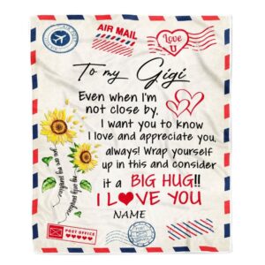 Gigi Blanket From Grandkids Love Big Hug…