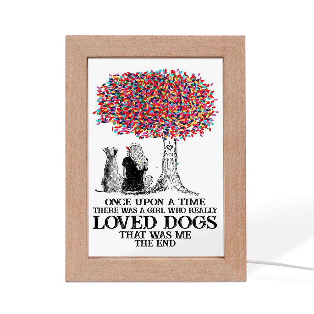 Girl Loved Dogs Frame Lamp, Picture Frame Light, Frame Lamp, Mother’s Day Gifts Girl Loved Dogs Frame Lamp, Picture Frame Light, Frame Lamp, Mother’s Day Gifts