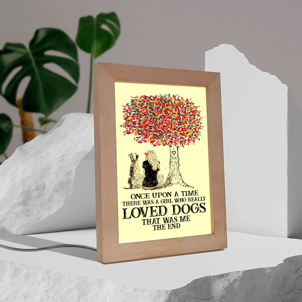 Girl Loved Dogs Frame Lamp, Picture Frame Light, Frame Lamp, Mother’s Day Gifts Girl Loved Dogs Frame Lamp, Picture Frame Light, Frame Lamp, Mother’s Day Gifts
