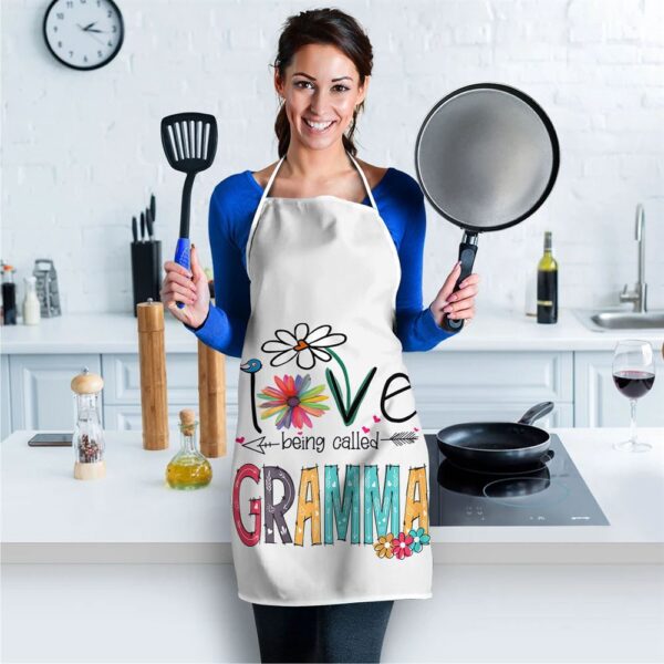 Gramma Gift I Love Being Called Mothers Day Apron, Mothers Day Apron, Mother’s Day Gifts