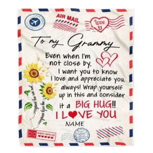 Grammy Blanket From Grandkids Love Big Hug…