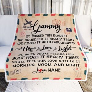 Grammy Blanket From Grandkids We Hugged This Blanket Mail Letter Personalized Blanket For Mom Mother s Day Gifts Blanket 2 urjdp6.jpg