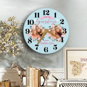 Grandma Mother s Day Gift Blue Flower Photos Personalised Wooden Clock Mother s Day Clock Custom Mothers Day Gifts 2 sk4pim.jpg