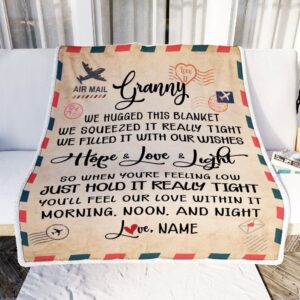 Granny Blanket From Grandkids We Hugged This Blanket Mail Letter Personalized Blanket For Mom Mother s Day Gifts Blanket 2 p7y4yj.jpg