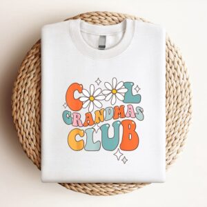 Groovy Cool Grandmas Club Funny Smile Mothers…