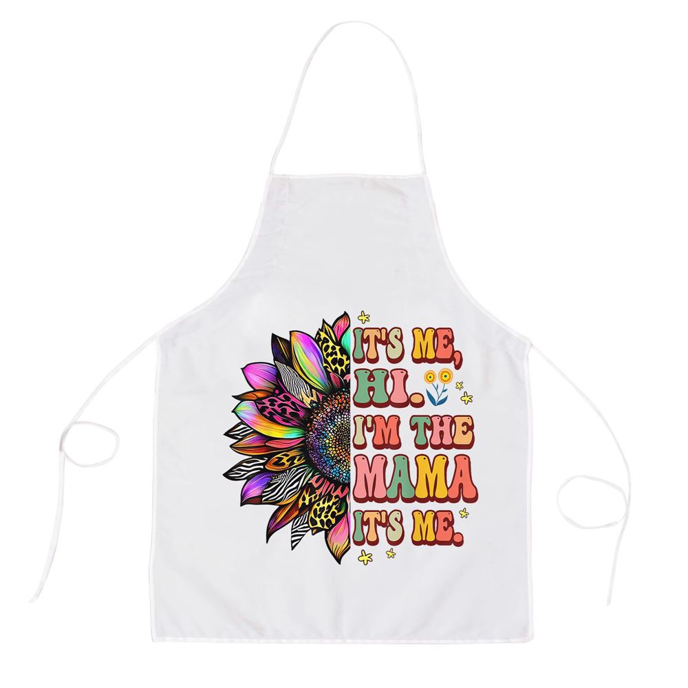 Groovy Its Me Hi Im The Mama Its Me Tie Dye Mothers Day Apron, Mothers Day Apron, Mother’s Day Gifts