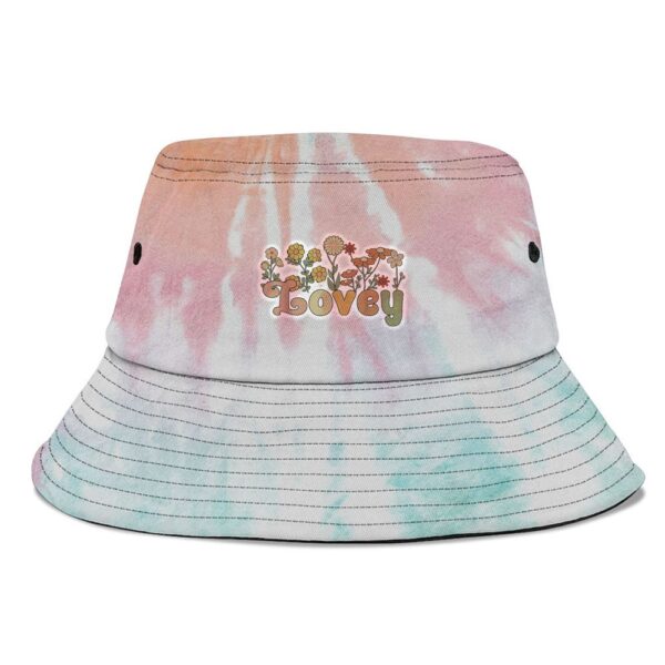 Groovy Lovey Grandmother Flowers Lovey Grandma Bucket Hat, Mother Day Hat, Mother’s Day Gifts
