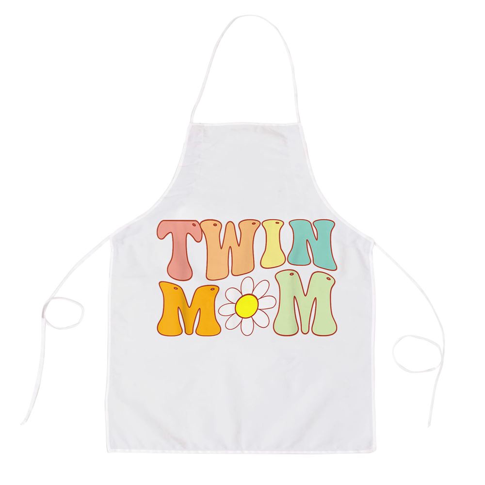 Groovy Twin Mama Funny Mothers Day For New Mom Of Twins Apron, Mothers Day Apron, Mother’s Day Gifts Groovy Twin Mama Funny Mothers Day For New Mom Of Twins Apron, Mothers Day Apron, Mother’s Day Gifts