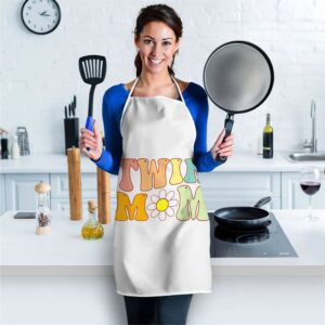 Groovy Twin Mama Funny Mothers Day For New Mom Of Twins Apron Mothers Day Apron Mother s Day Gifts 2 i77qbc.jpg