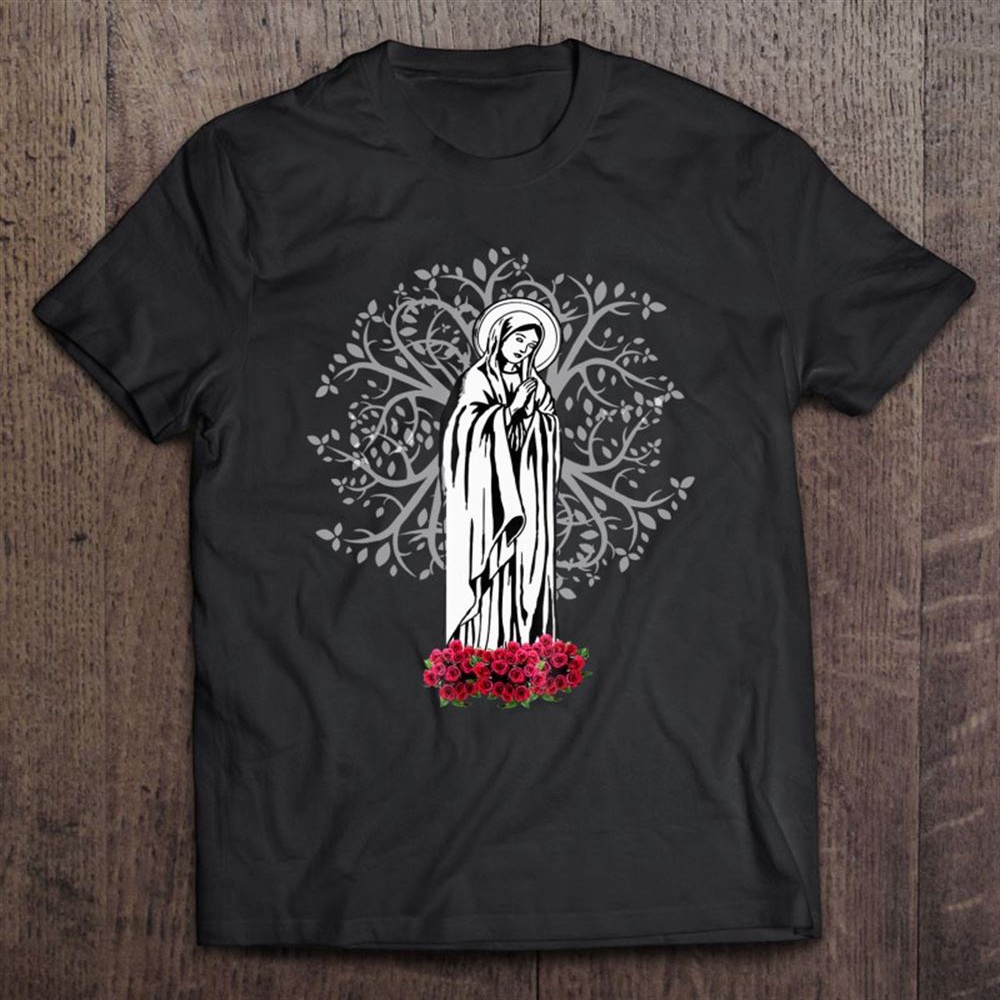 Hail Mary Blessed Mother Catholic T-Shirt, Mother’s Day Shirts, T Shirt For Mom