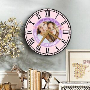 Happy Mother s Day Gift Photo Purple Personalised Wooden Clock Mother s Day Clock Custom Mothers Day Gifts 2 adh0bv.jpg
