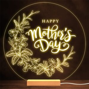 Happy Mother s Day Round Leaves Gift Warm Lamp Night Light Mother s Day Lamp Mother s Day Led Lights 1 uxnhua.jpg