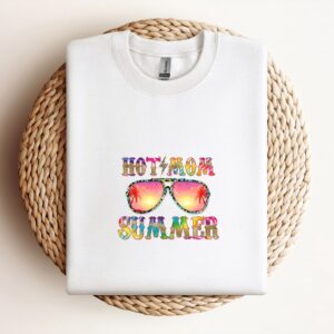 Hot Mom Summer Sweatshirt, Mother Sweatshirt, Sweatshirt…