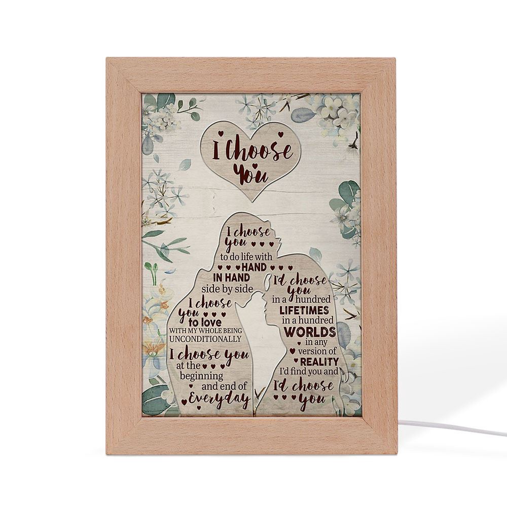 I Choose You Frame Lamp, Picture Frame Light, Frame Lamp, Mother’s Day Gifts I Choose You Frame Lamp, Picture Frame Light, Frame Lamp, Mother’s Day Gifts