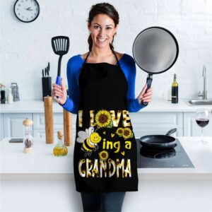 I Love Being A Grandma Sunflower Bee Mothers Day Apron Aprons For Mother s Day Mother s Day Gifts 2 xr7j8l.jpg