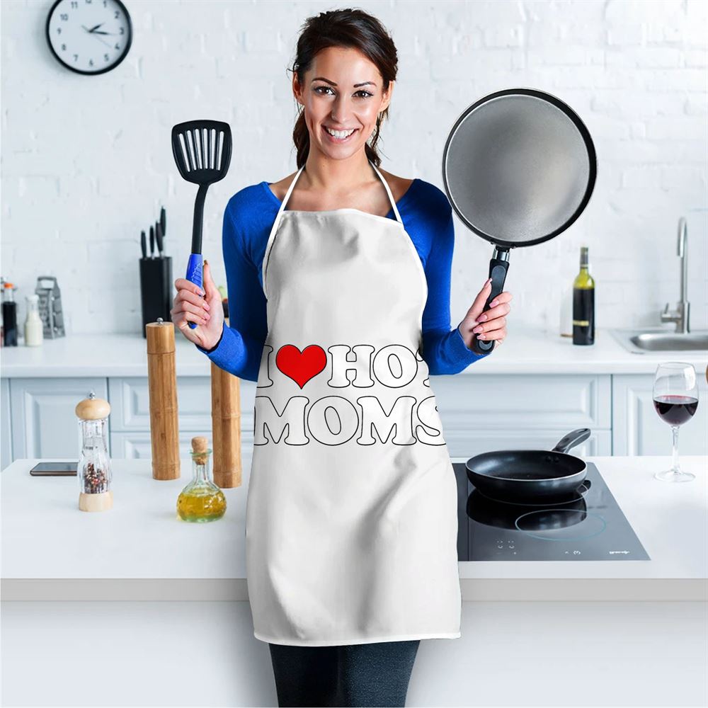 I Love Hot Moms Funny Mothers Day Red Heart Love Hot Moms Apron, Mothers Day Apron, Mother’s Day Gifts I Love Hot Moms Funny Mothers Day Red Heart Love Hot Moms Apron, Mothers Day Apron, Mother’s Day Gifts