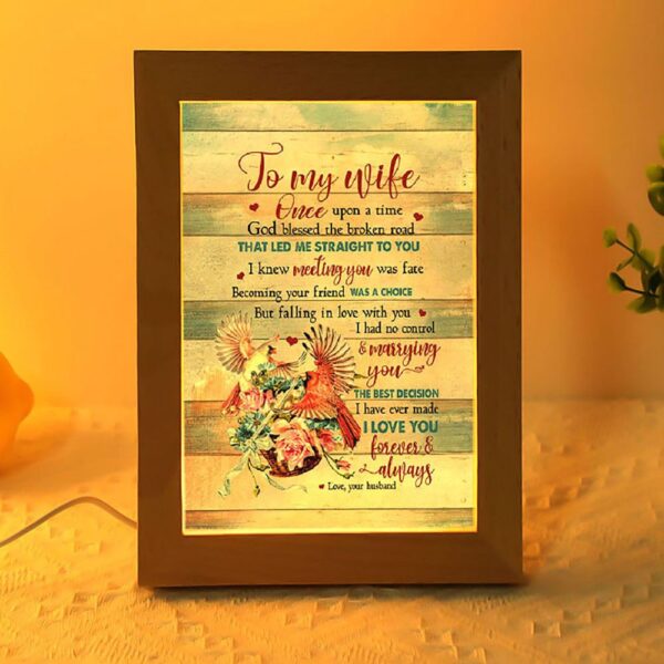 I Love You Forever And Always 4 Frame Lamp, Picture Frame Light, Frame Lamp, Mother’s Day Gifts