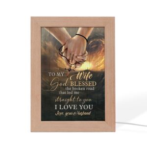 I Love You Frame Lamp, Picture Frame…