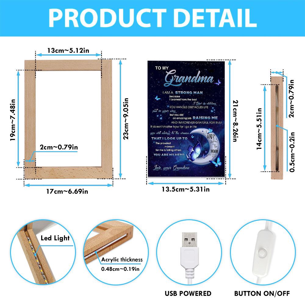 I’M A Strong Man Frame Lamp, Picture Frame Light, Frame Lamp, Mother’s Day Gifts I’M A Strong Man Frame Lamp, Picture Frame Light, Frame Lamp, Mother’s Day Gifts