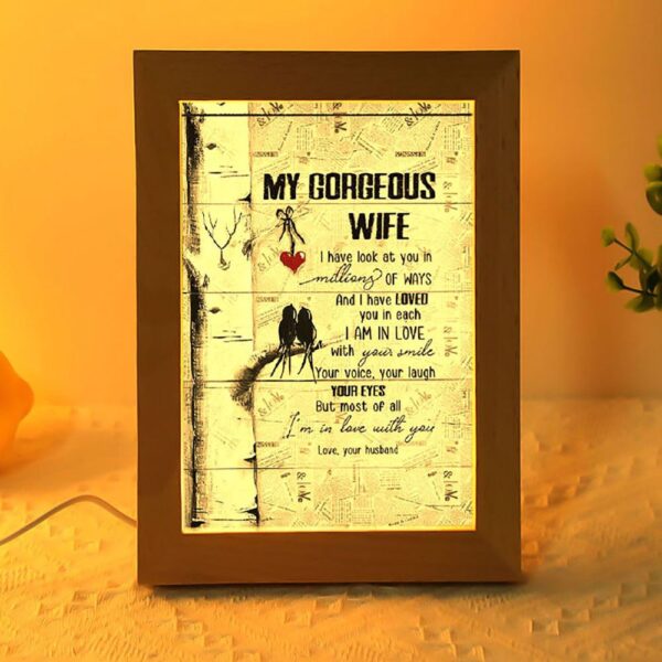 I’M In Love With You Frame Lamp, Picture Frame Light, Frame Lamp, Mother’s Day Gifts